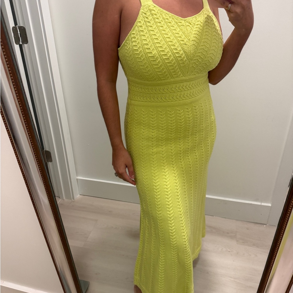 Haute Hippie Vibrant Yellow Maxi Dress